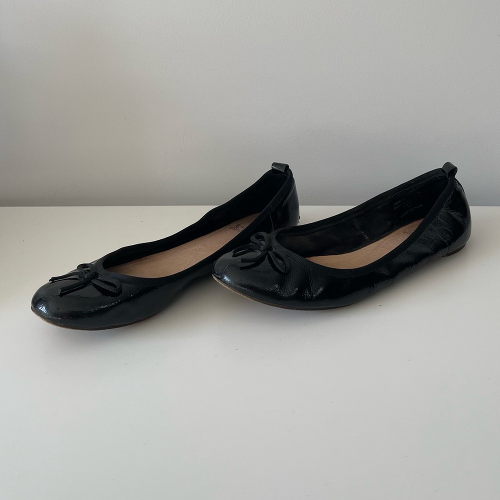 Jeffrey Campbell Black Ballet Flats